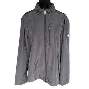 Tumi T Tech Full Zip Travel Jacket with Stow Away Hood XL